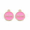 Mother's Day Alloy Enamel Charms ENAM-T016-11D-RS-2