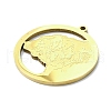 201 Stainless Steel Pendants STAS-R118-04G-2