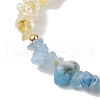 Virgo Guardian Gemstone Stretch Bracelets BJEW-JB11108-08-4