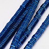 Electroplate Non-magnetic Synthetic Hematite Beads Strands G-J165-3mm-04-1