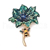 Flower Enamel Pins JEWB-D304-02G-B-1