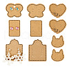 150Pcs 5 Styles Kraft Paper Earring Display Cards DIY-TA0006-04-1