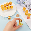 CRASPIRE 20Pcs 4 Style Glass Bead Containers MRMJ-CP0001-22A-3