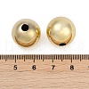 Plating Acrylic Beads OACR-B031-04G-16mm-3