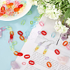 CHGCRAFT Transparent Acrylic Linking Rings TACR-CA0001-30-5