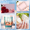 Beebeecraft 4 Styles Transparent Resin Cabochons RESI-BBC0001-01-5
