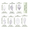  Jewelry 56Pcs 7 Style 304 Stainless Steel Pendants STAS-PJ0001-20-13
