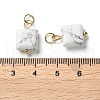 Natural Howlite Pendants STAS-C120-04G-3