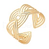 304 Stainless Steel Cuff Bangles for Women BJEW-U032-19G-2