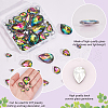 94Pcs 6 Style Glass Rhinestone Cabochons GLAA-FG0001-15-4