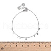304 Stainless Steel Cable Chain Bracelets for Women BJEW-A036-23P-5