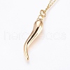 304 Stainless Steel Pendant Necklaces NJEW-P224-10G-2