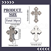 SUNNYCLUE 30Pcs Alloy Rhinestone Slide Charms FIND-SC0010-33-2