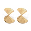 Ion Plating(IP) 304 Stainless Steel Stud Earrings EJEW-K281-14G-2