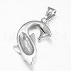 Tarnish Resistant 316 Surgical Stainless Steel Pendants STAS-P039-080P-3