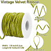 HOBBIESAY 50 Yards Single Face Velvet Ribbon OCOR-HY0001-16E-5
