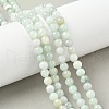 Natural Myanmar Jadeite Beads Strands G-M454-A01-6mm-1