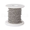 Tarnish Resistant 304 Stainless Steel Rolo Chains CHS-E016-02G-P-2