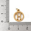 304 Stainless Steel Charms
with Jump Ring STAS-R001-02G-H-3