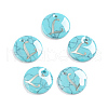 Synthetic Turquoise Charms G-L561-001L-1
