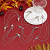 Alloy Charm Hanging Chains Collar Pins Tie Clips AJEW-GO00025-4
