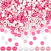 SOFPLATE 600Pcs 3 Colors Opaque Acrylic Beads MACR-SP0001-23A-1