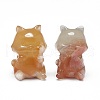 Natural Cherry Blossom Agate Sculpture Display Decorations G-F719-50-2