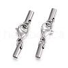 Tarnish Resistant 304 Stainless Steel Lobster Claw Clasps STAS-P146-A11-2.5mm-2