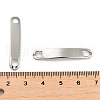 Non-Tarnish 201 Stainless Steel Connector Charms STAS-K265-02A-P-3