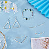 CREATCABIN 40Pcs 4 Styles Brass Tube Beads KK-CN0002-90-4