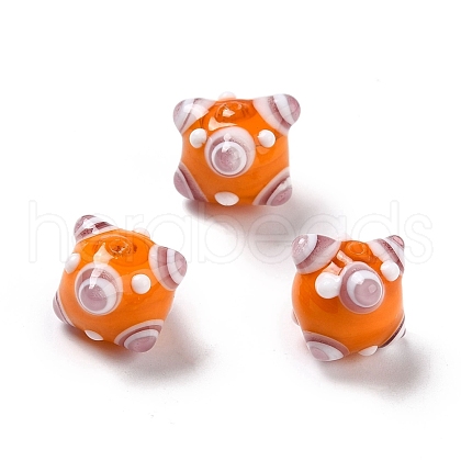 Handmade Lampwork Beads LAMP-F022-02B-1