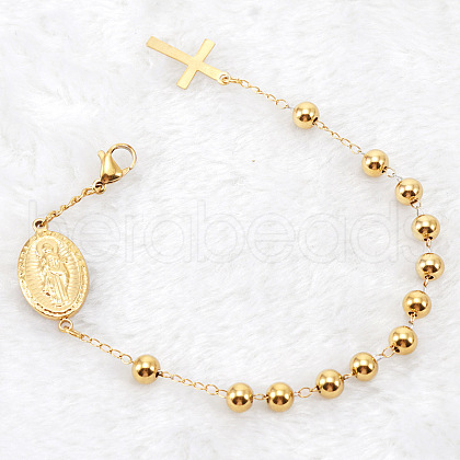 304 Stainless Steel Charm Bracelets FS-WG3B4AD-04-1
