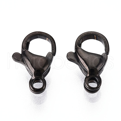 304 Stainless Steel Lobster Claw Clasps STAS-T065-10mm-34B-1
