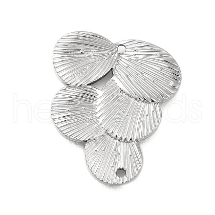 304 Stainless Steel Connectors Charms STAS-D192-09P-1