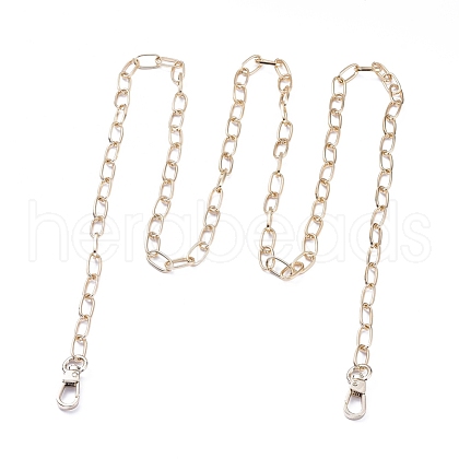 Aluminum Paperclip Chains Bag Straps AJEW-BA00003-1