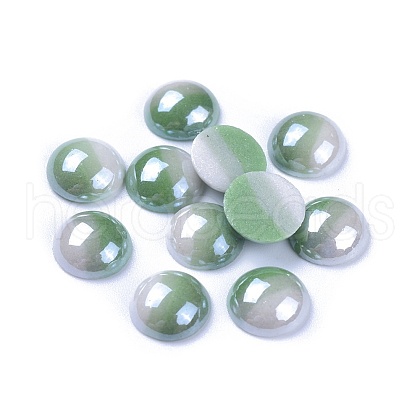 Opaque Glass Cabochons GGLA-S038-12M-10mm-1