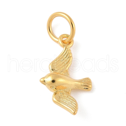 925 Sterling Silver Bird Pendants STER-R013-08G-1