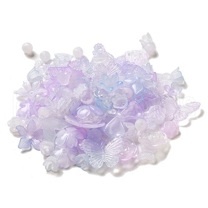 Imitation Jelly Acrylic Beads OACR-H039-02D-1