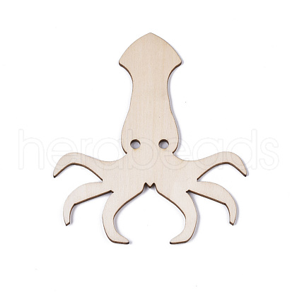 Octopus Shape Unfinished Wood Cutouts DIY-ZX040-03-03-1