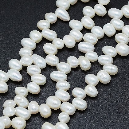 Natural Cultured Freshwater Pearl Beads Strands PEAR-G004-01E-01A-1