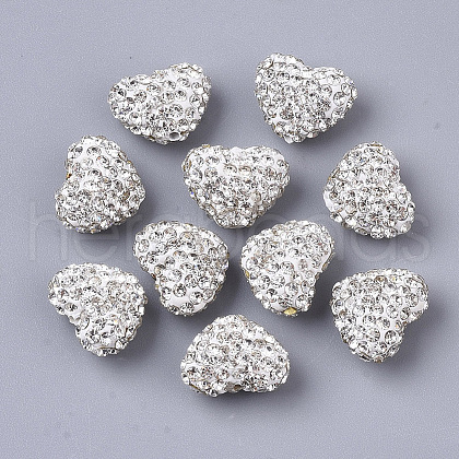 Polymer Clay Rhinestone Beads RB-S055-26A-03-1