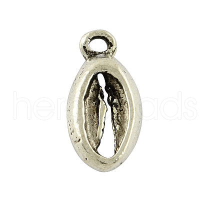 Tibetan Style Alloy Lip Charms TIBEP-0375-AS-LF-1