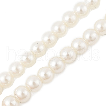 Round Acrylic Beaded Stretch Bracelets OACR-XCP0001-13-1