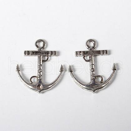 Tibetan Style Alloy Pendants TIBEB-A11925-AS-LF-1