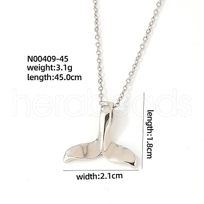 Elegant Brass Micro Pave Clear Cubic Zirconia Pendant Necklaces for Women EM4159-2-1