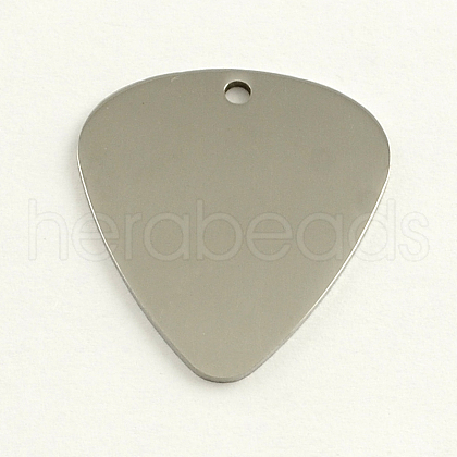 201 Stainless Steel Teardrop Stamping Blank Tag Pendants STAS-R064-07-1