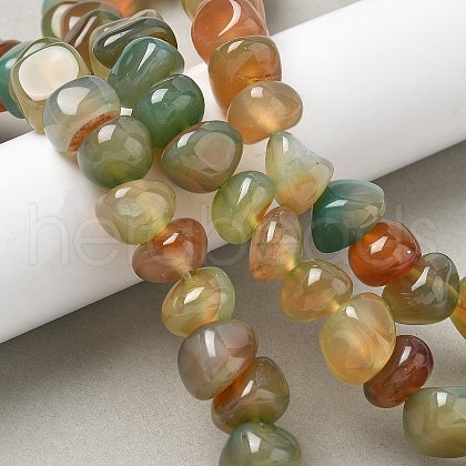 Natural Agate Beads Strands G-H295-B01-17-1