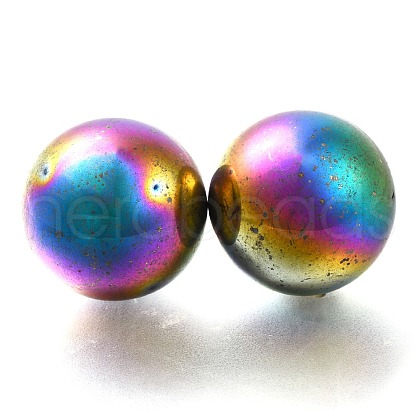 Synthetic Magnetic Hematite Sphere Beads G-C154-02RC-1
