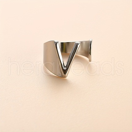 304 Stainless Steel Cuff Rings FS-WGEAFE6-44-1