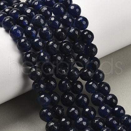 Natural White Jade Bead Strands X-G-R346-8mm-04-1